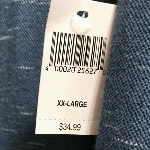 Mickey Mouse D Polo Shirt Disney Parks Denim Blue Womens Size 2X XXL Soft - Picture 9 of 10